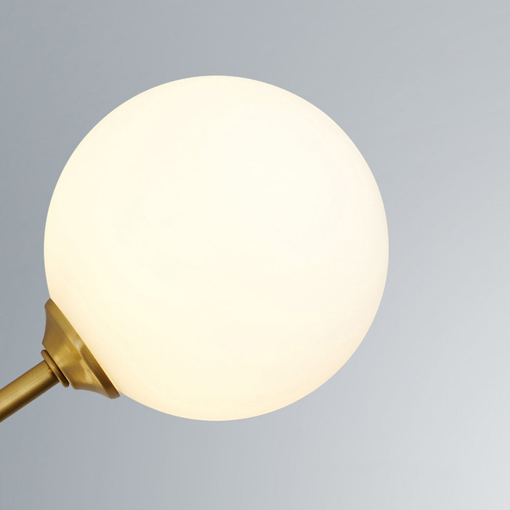 Truva Lustre Bulle Moderne. Cuivre/Verre. Noir/Cuivre. Salon - Neutralighting