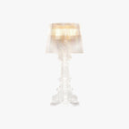 Kristy Lamp de Table Cylindre Moderne, Arcylique, Noir/Transparent, Salon - image 1 | Maison Opale