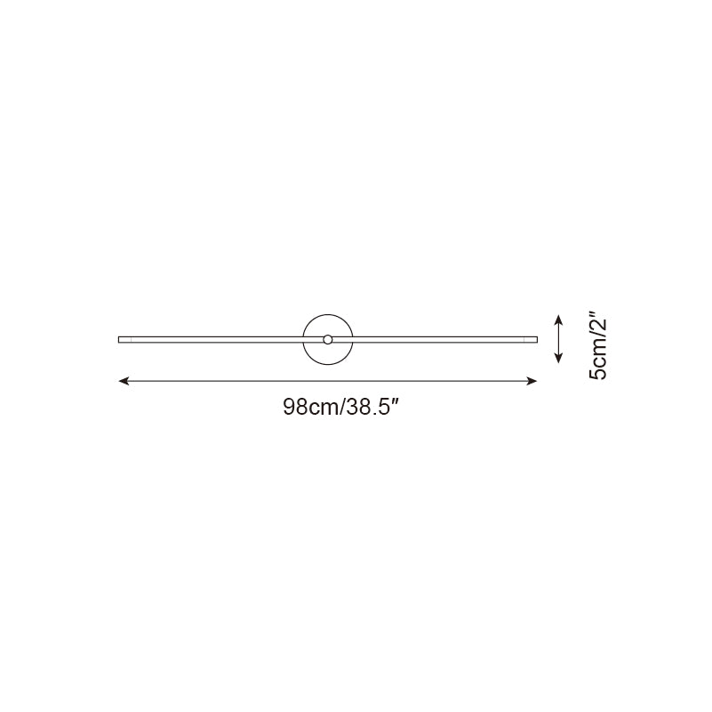 Applique Murale Minimaliste Linéaire Tige Double Accent Moderne Style - image 18 | Maison Opale