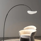 Aria Design Lampadaire Arc Simple Métal Blanc/Noir Salon - image 1 | Maison Opale