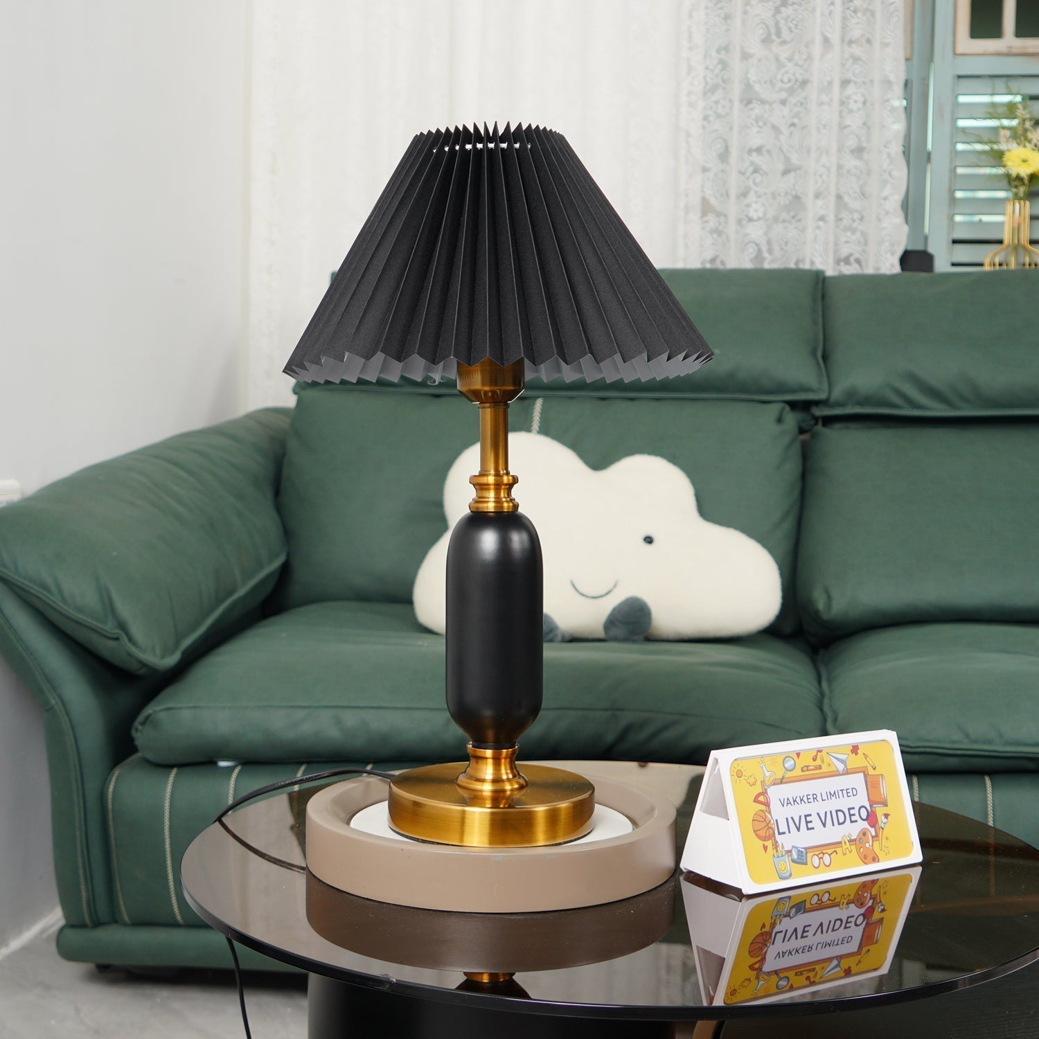 Aurmarila Lampe de Table en Tissu - image 21 | Maison Opale