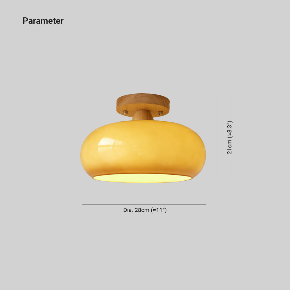 Charlotte Plafonnier Encastré en Bois - image 4 | Maison Opale