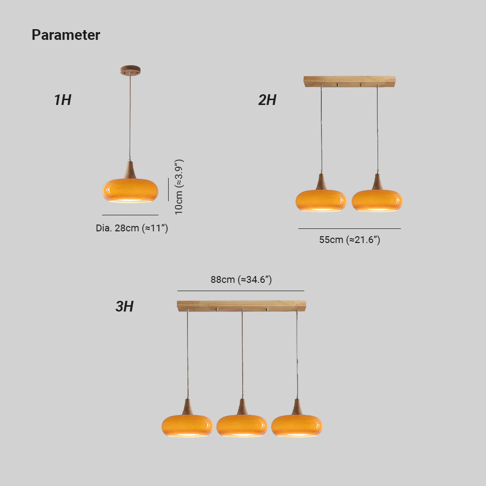Charlotte Suspension Bois  1/2/3 Lampes - image 3 | Maison Opale