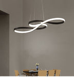 Durell Suspension Linéaire Nordique Noir/Blanc/Or. Chambre - image 3 | Maison Opale