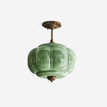 Eldio Lampe Plafond Semi-Encastrée en Verre Vert - image 1 | Maison Opale