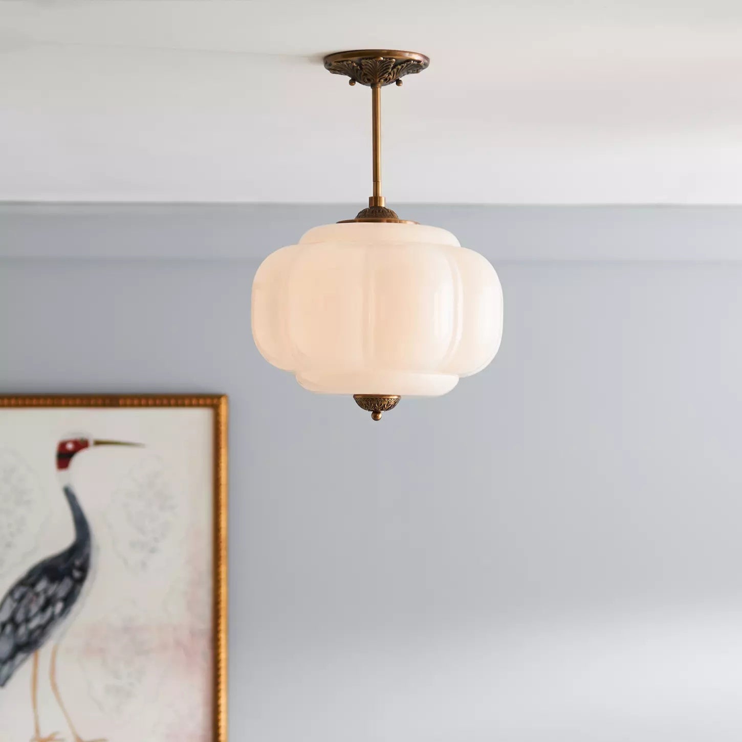 Eldio Lampe Plafond Semi-Encastrée en Verre Vert - image 12 | Maison Opale
