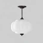 Eldio Lampe Plafond Semi-Encastrée en Verre Vert - image 14 | Maison Opale