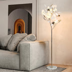 Ella Lampadaire en Céramique avec Feuilles de Ginkgo - image 2 | Maison Opale