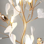 Ella Lampadaire en Céramique avec Feuilles de Ginkgo - image 7 | Maison Opale