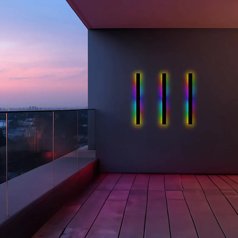 Elune Applique Murale Extérieur LED Étanche Minimaliste Métal Cour - image 13 | Maison Opale