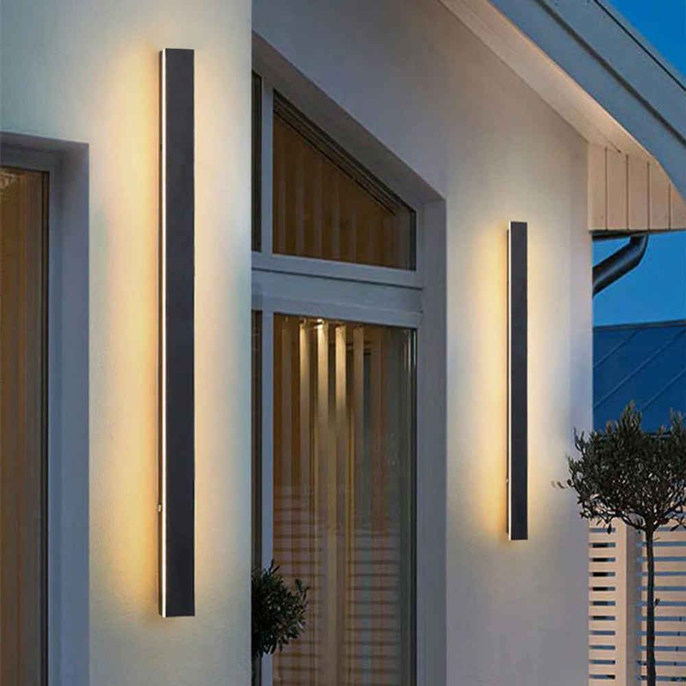 Elune Applique Murale Extérieur LED Étanche Minimaliste Métal Cour - image 31 | Maison Opale