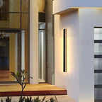 Elune Applique Murale Extérieur LED Étanche Minimaliste Métal Cour - image 33 | Maison Opale
