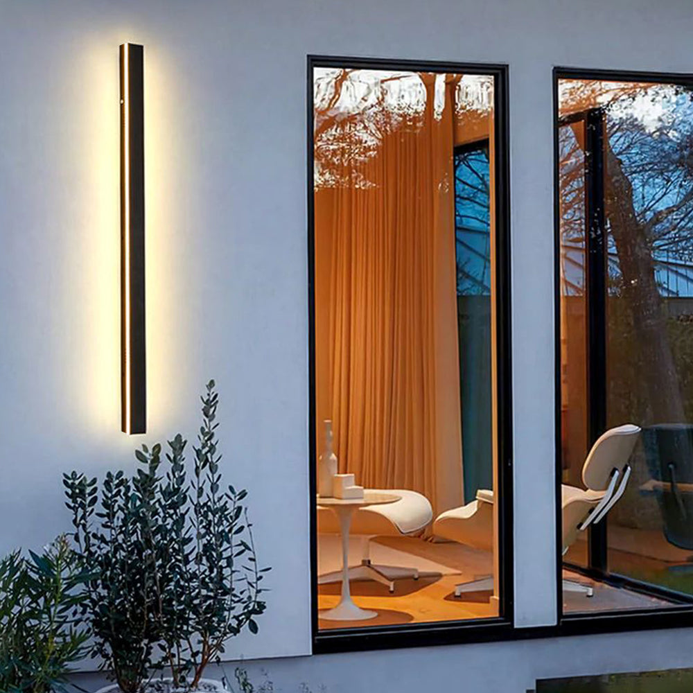 Elune Applique Murale Extérieur LED Étanche Minimaliste Métal Cour - image 43 | Maison Opale