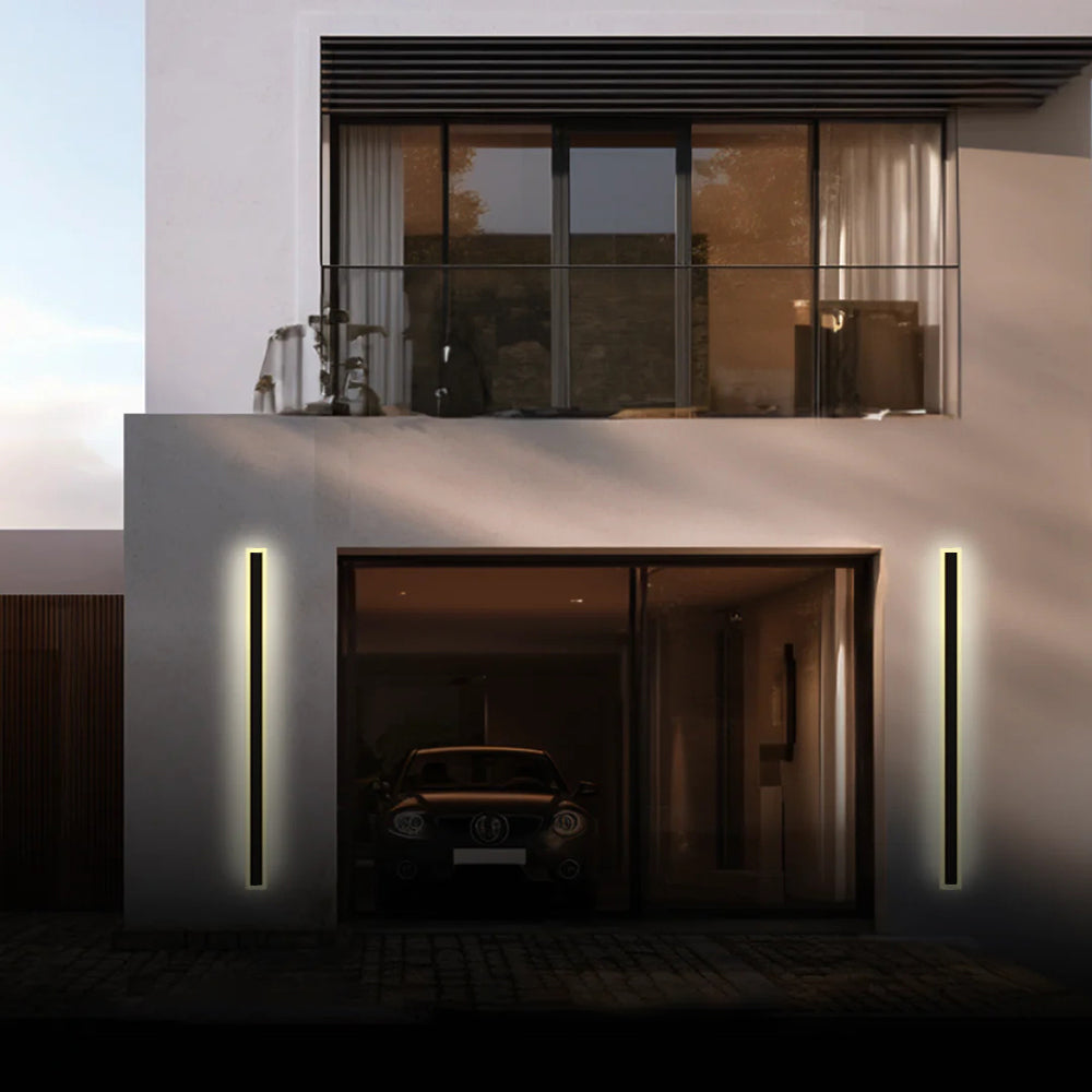 Fiala Moderne LED Applique Murale Extérieure  Noir - image 2 | Maison Opale