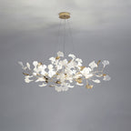 Jarn Suspension Feuille/Multi Moderne Métal/Céramique Doré/Blanc Salon - image 14 | Maison Opale