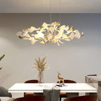 Jarn Suspension Feuille/Multi Moderne Métal/Céramique Doré/Blanc Salon - image 19 | Maison Opale