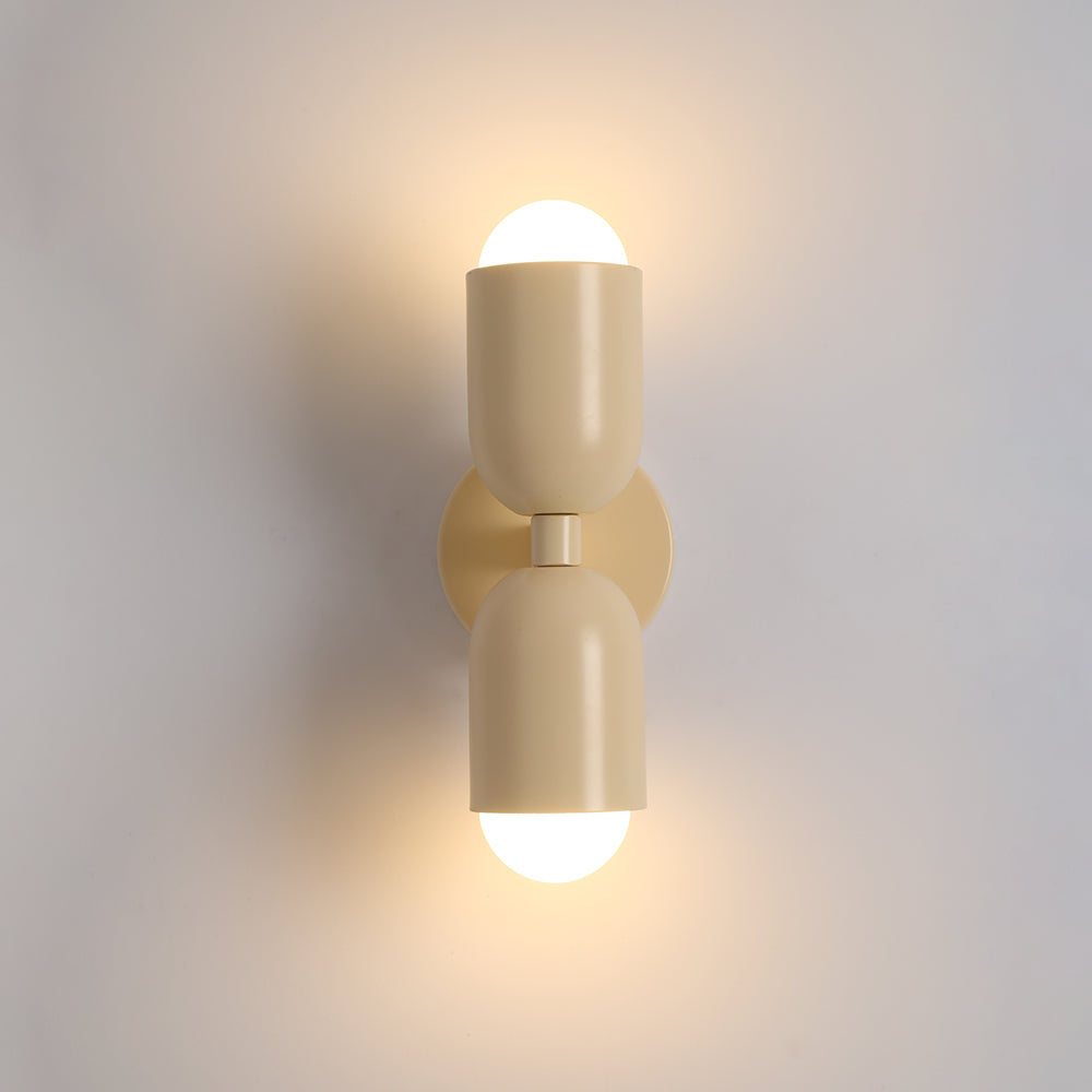 Kira Applique Murale Cylindre Scandinave Métal Coloré Salon - image 14 | Maison Opale