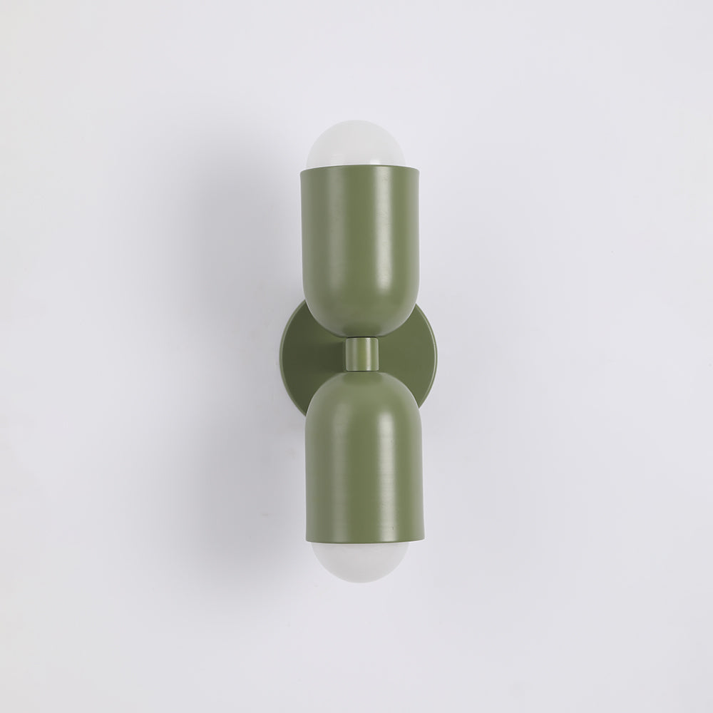 Kira Applique Murale Cylindre Scandinave Métal Coloré Salon - image 17 | Maison Opale