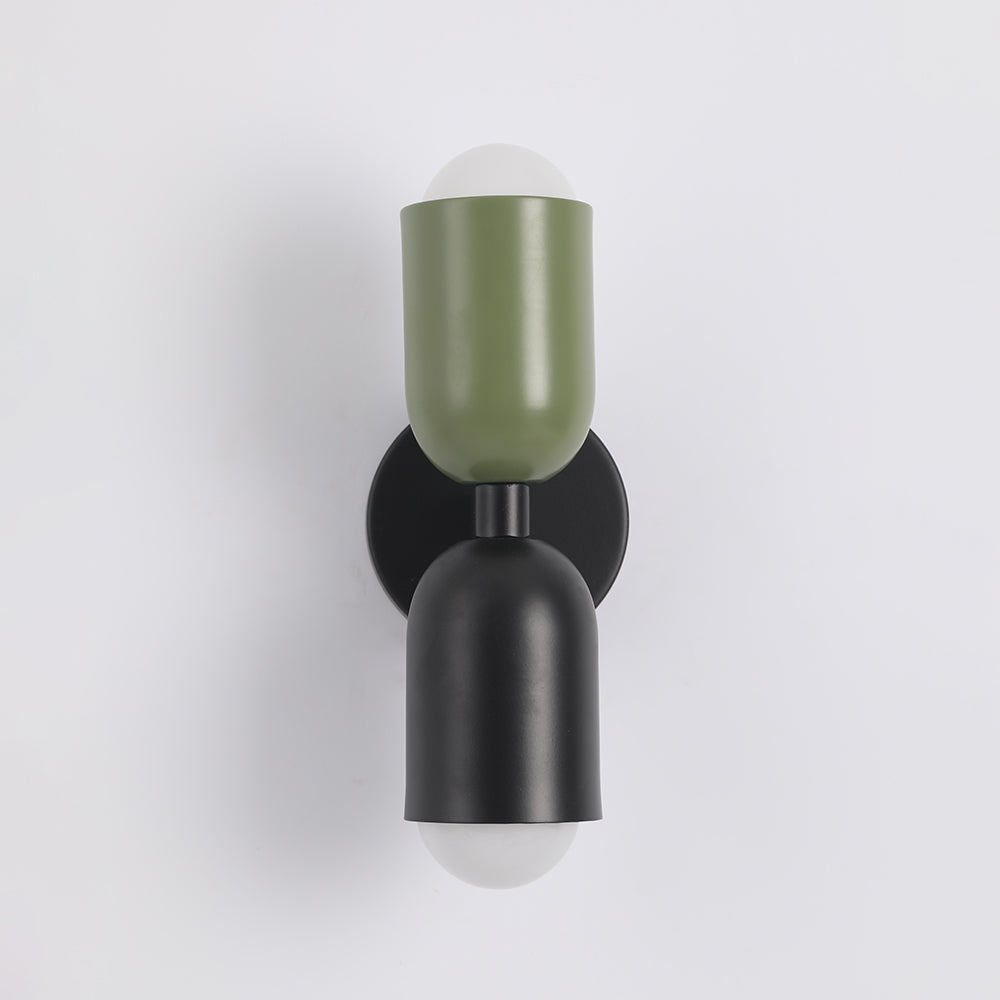 Kira Applique Murale Cylindre Scandinave Métal Coloré Salon - image 18 | Maison Opale