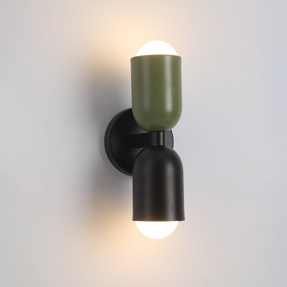 Kira Applique Murale Cylindre Scandinave Métal Coloré Salon - image 19 | Maison Opale