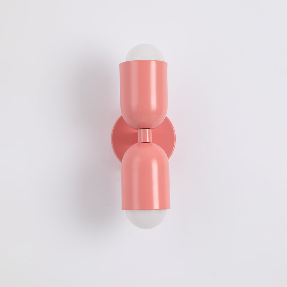 Kira Applique Murale Cylindre Scandinave Métal Coloré Salon - image 2 | Maison Opale