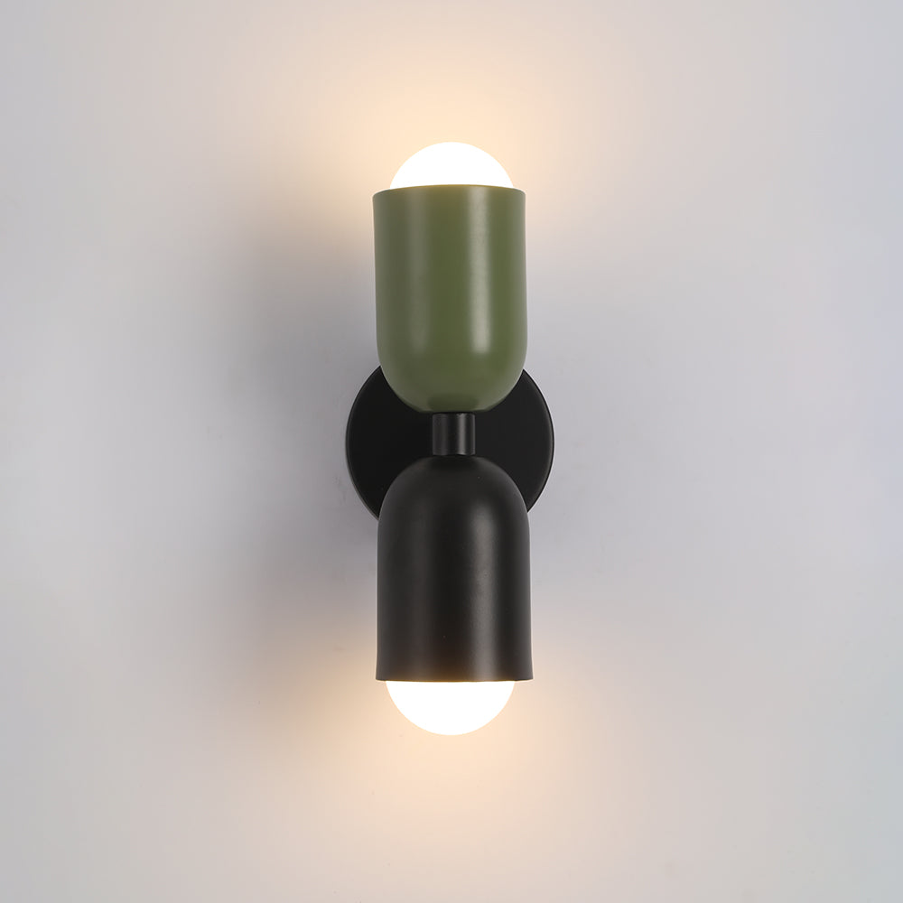 Kira Applique Murale Cylindre Scandinave Métal Coloré Salon - image 20 | Maison Opale