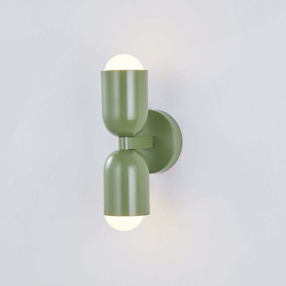 Kira Applique Murale Cylindre Scandinave Métal Coloré Salon - image 22 | Maison Opale