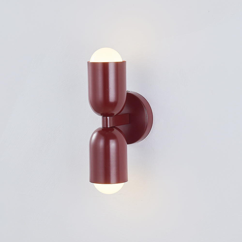 Kira Applique Murale Cylindre Scandinave Métal Coloré Salon - image 24 | Maison Opale