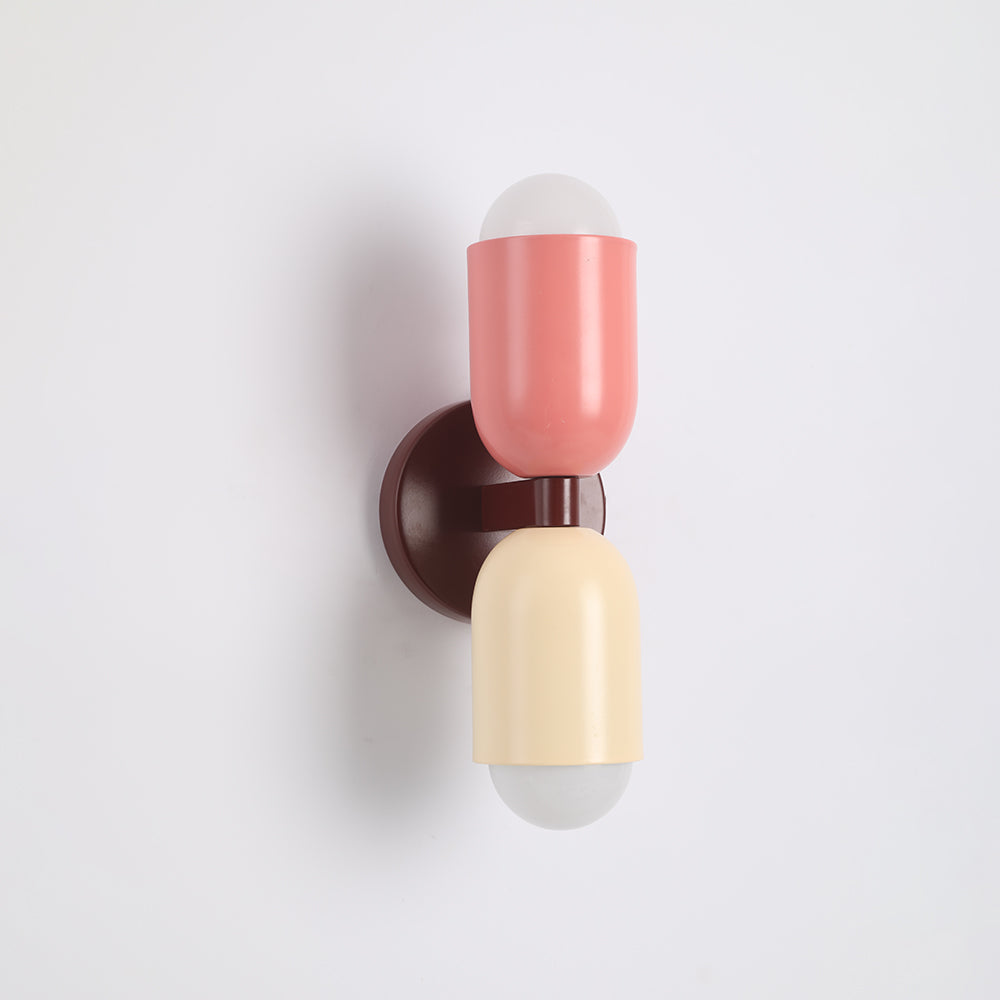 Kira Applique Murale Cylindre Scandinave Métal Coloré Salon - image 36 | Maison Opale