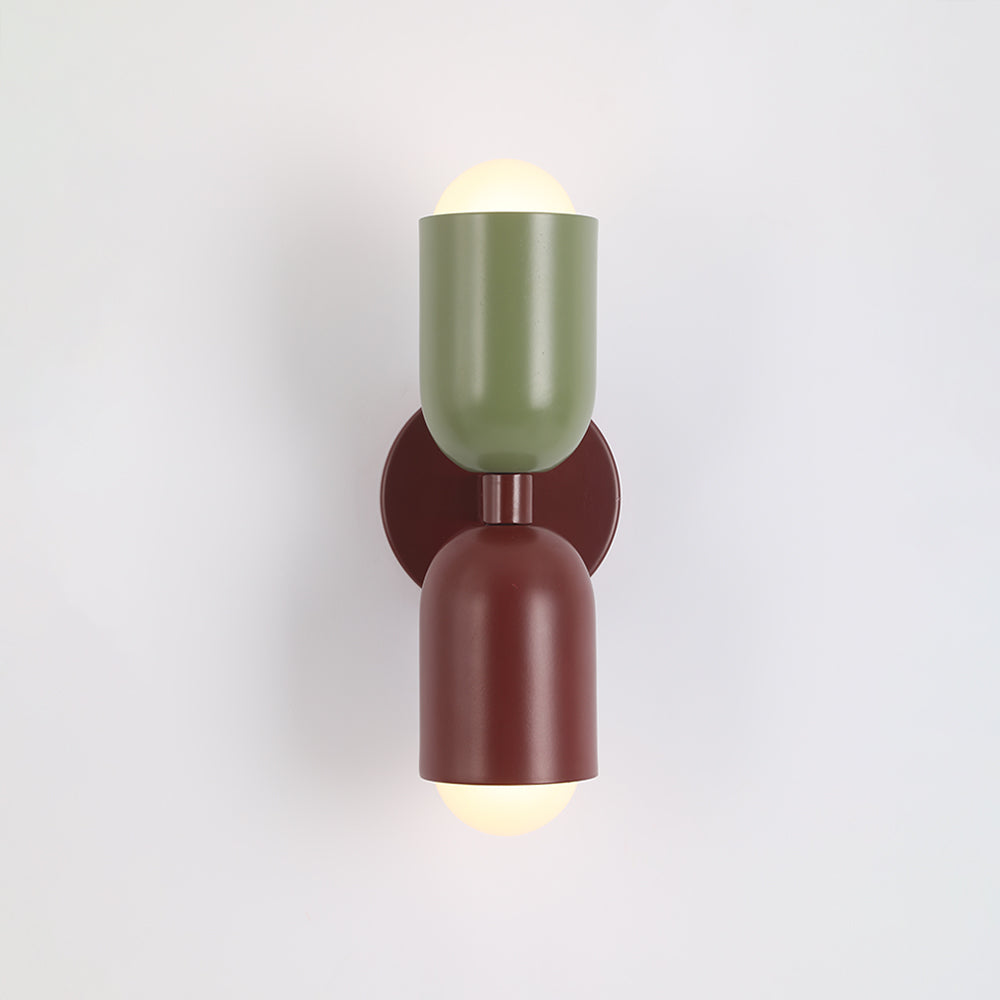 Kira Applique Murale Cylindre Scandinave Métal Coloré Salon - image 37 | Maison Opale