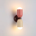 Kira Applique Murale Cylindre Scandinave Métal Coloré Salon - image 8 | Maison Opale