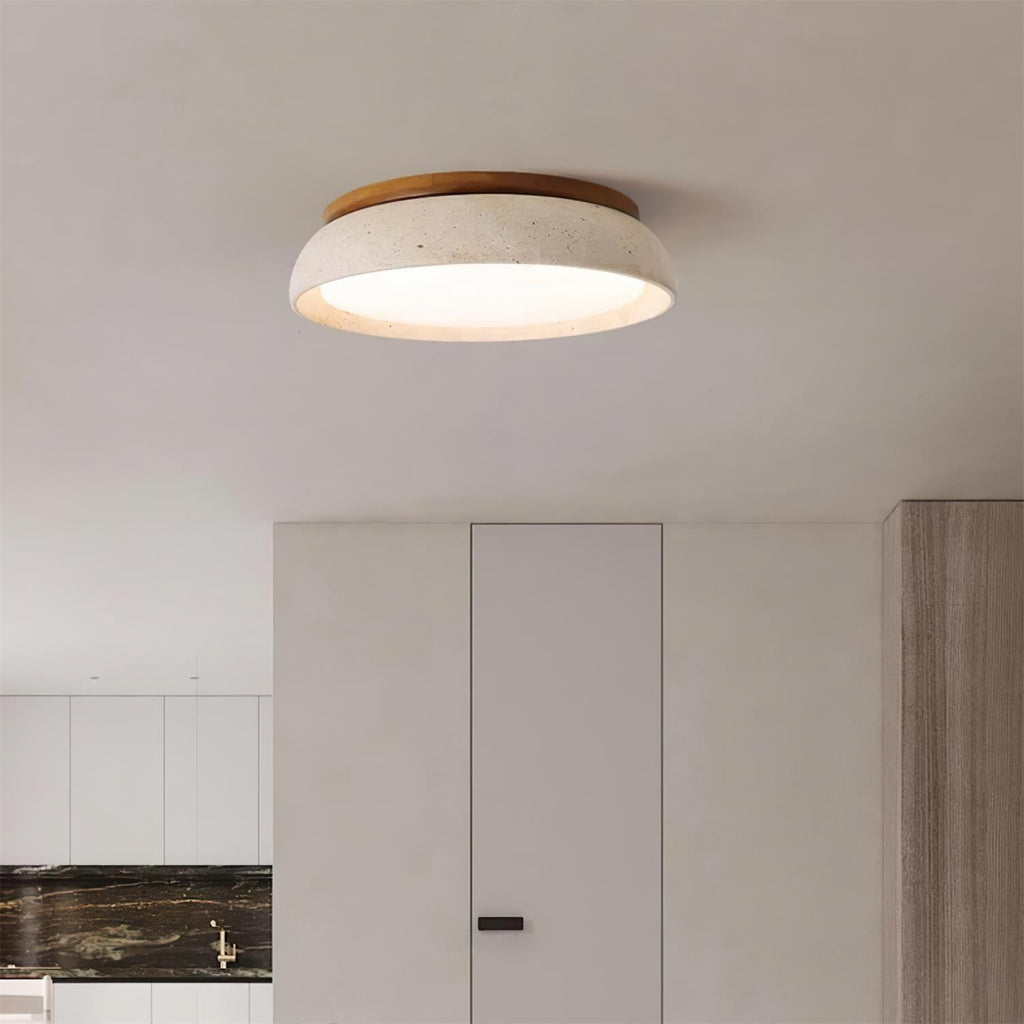 Kloris Plafonnier en pierre travertin - image 2 | Maison Opale