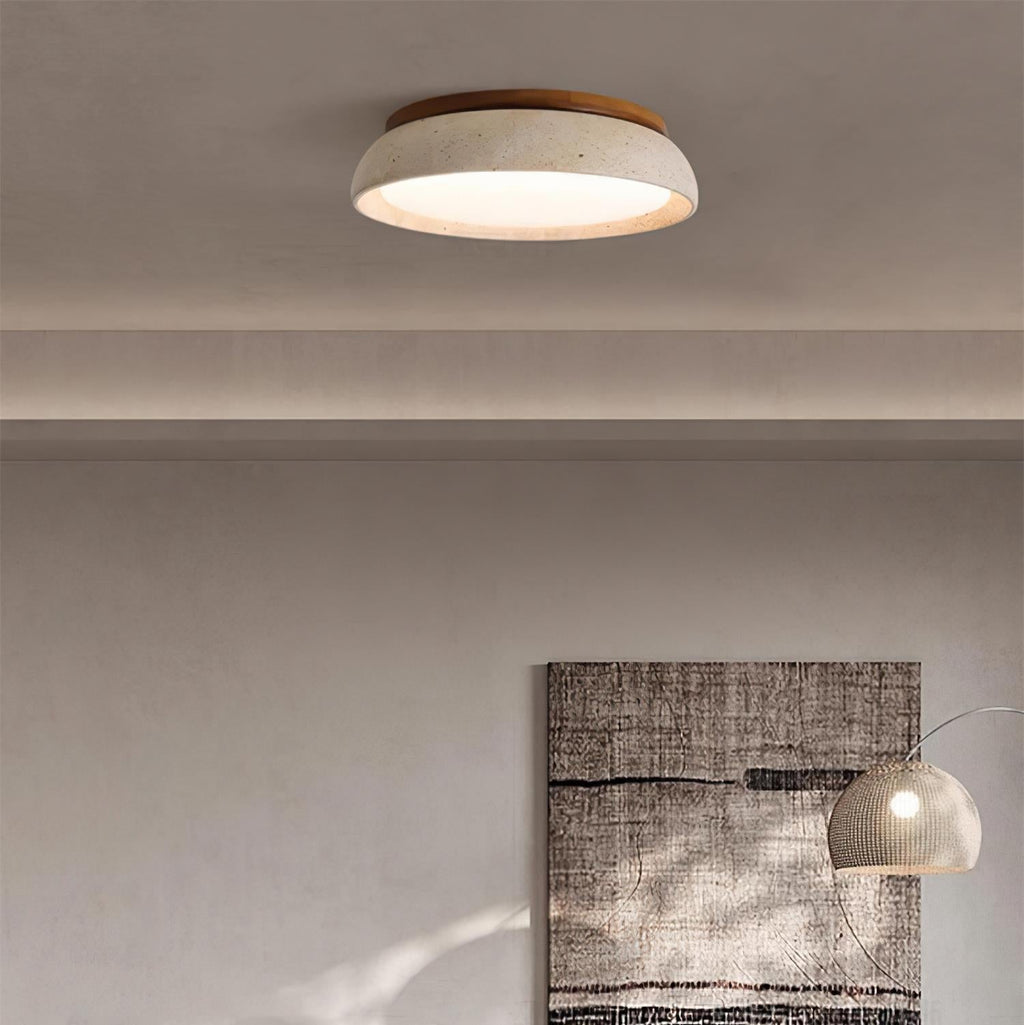 Kloris Plafonnier en pierre travertin - image 3 | Maison Opale