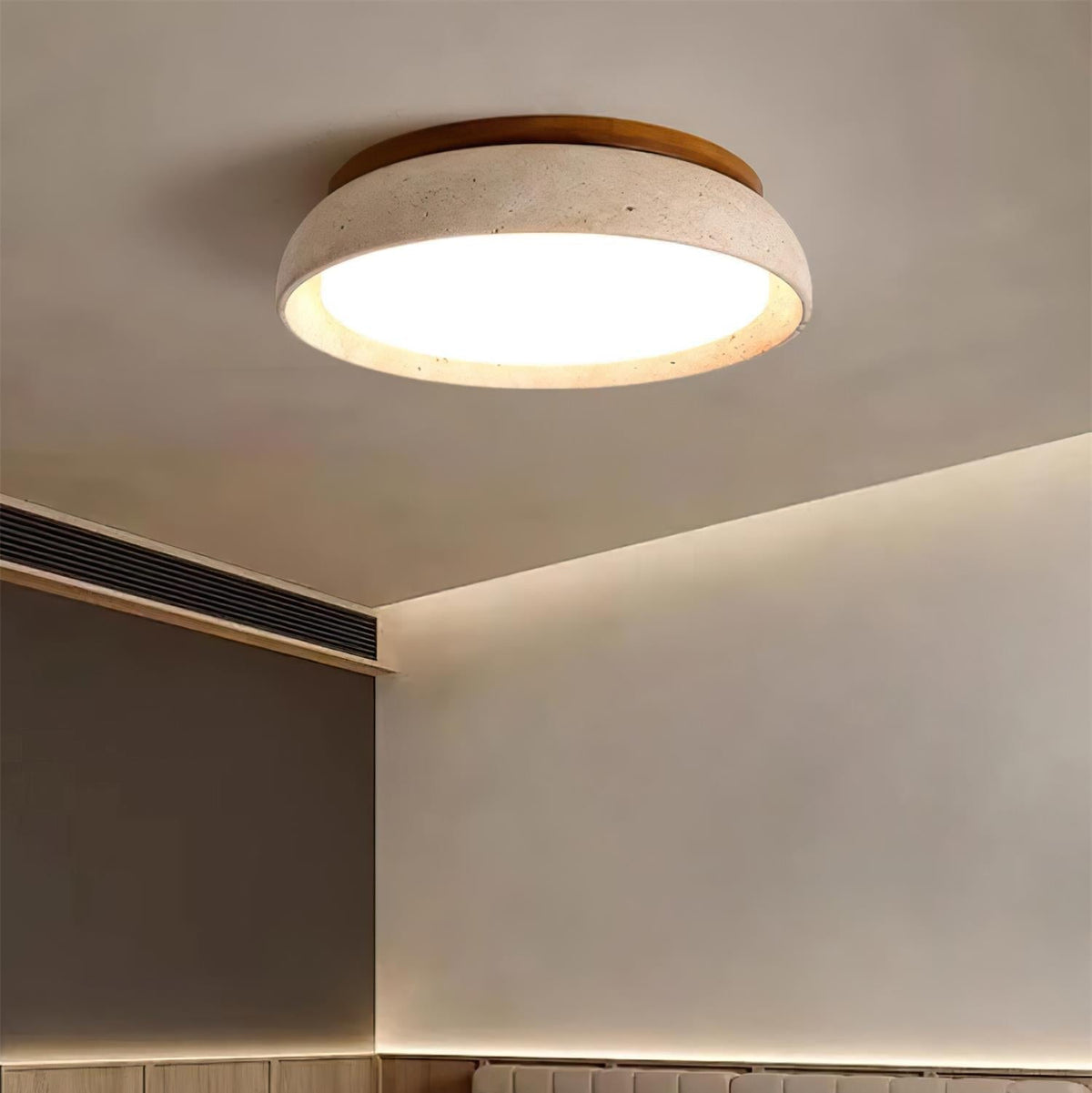 Kloris Plafonnier en pierre travertin - image 5 | Maison Opale