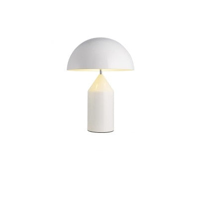 Mira Lampe de Table Champignon Minimaliste, Métal, Noir/Blanc/Or, Chambre - image 9 | Maison Opale