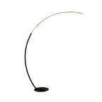Ray Lampadaire Arche Moderne, Métal/Acrylique, Blanc/Noir, Salon - image 9 | Maison Opale