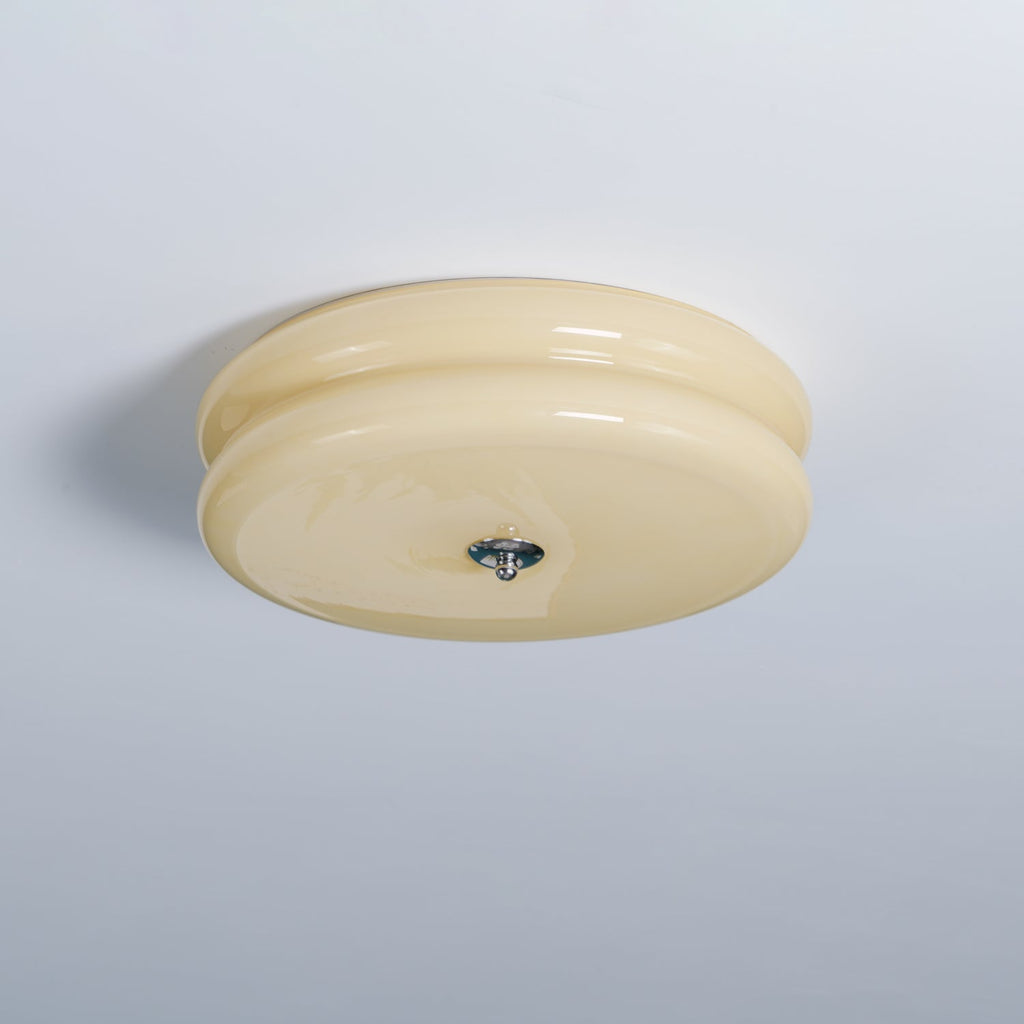 Lustra Plafonnier Art Déco Verre Vintage - image 18 | Maison Opale