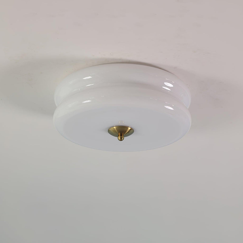 Lustra Plafonnier Art Déco Verre Vintage - image 21 | Maison Opale