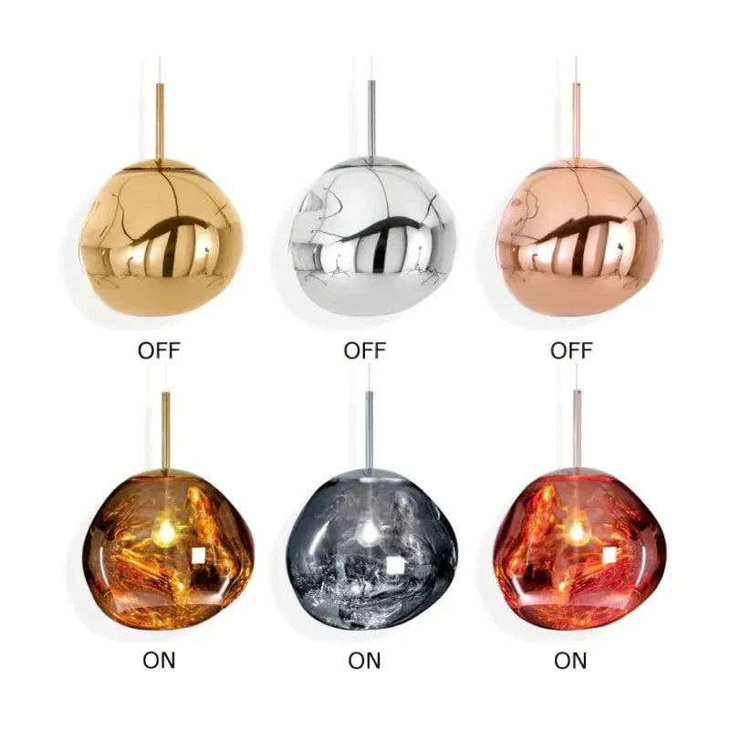 Milo Suspension Moderne Coloré Irregulier - image 4 | Maison Opale