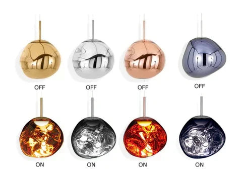 Milo Suspension Moderne Coloré Irregulier - image 5 | Maison Opale