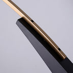 Mira Design Italien Lampadaire Arc Moderne Métal/Tissu Noir/Doré Salon - image 9 | Maison Opale