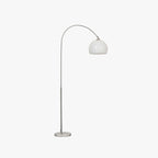 Mira Lampadaire Dôme Moderne Métal/Marbre/Acrylique Blanc/Orange Salon - image 1 | Maison Opale