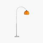 Mira Lampadaire Dôme Moderne Métal/Marbre/Acrylique Blanc/Orange Salon - image 2 | Maison Opale