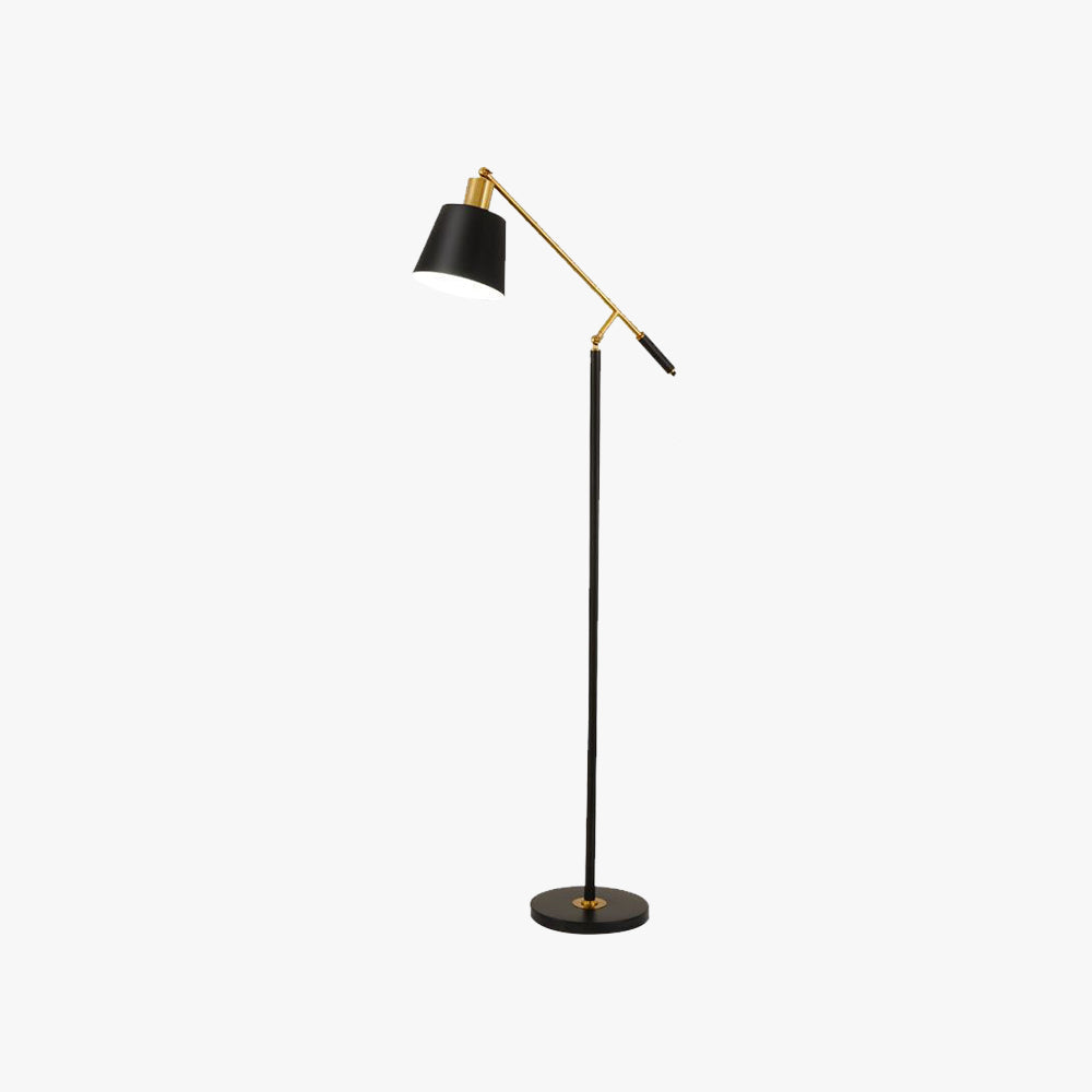 Mira Moderne LED Lampadaire Dôme  Noir Métal Salon Salle à manger - image 1 | Maison Opale