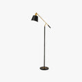 Mira Moderne LED Lampadaire Dôme  Noir Métal Salon Salle à manger - image 1 | Maison Opale
