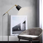 Mira Moderne LED Lampadaire Dôme  Noir Métal Salon Salle à manger - image 3 | Maison Opale