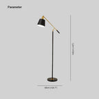 Mira Moderne LED Lampadaire Dôme  Noir Métal Salon Salle à manger - image 4 | Maison Opale