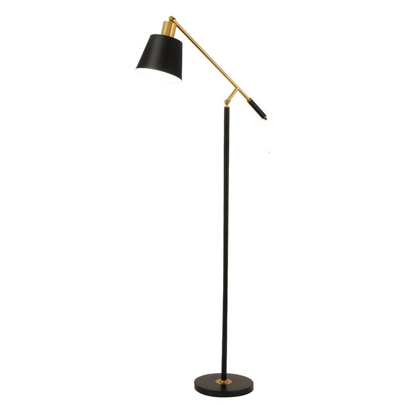 Mira Moderne LED Lampadaire Dôme  Noir Métal Salon Salle à manger - image 7 | Maison Opale