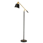 Mira Moderne LED Lampadaire Dôme  Noir Métal Salon Salle à manger - image 7 | Maison Opale