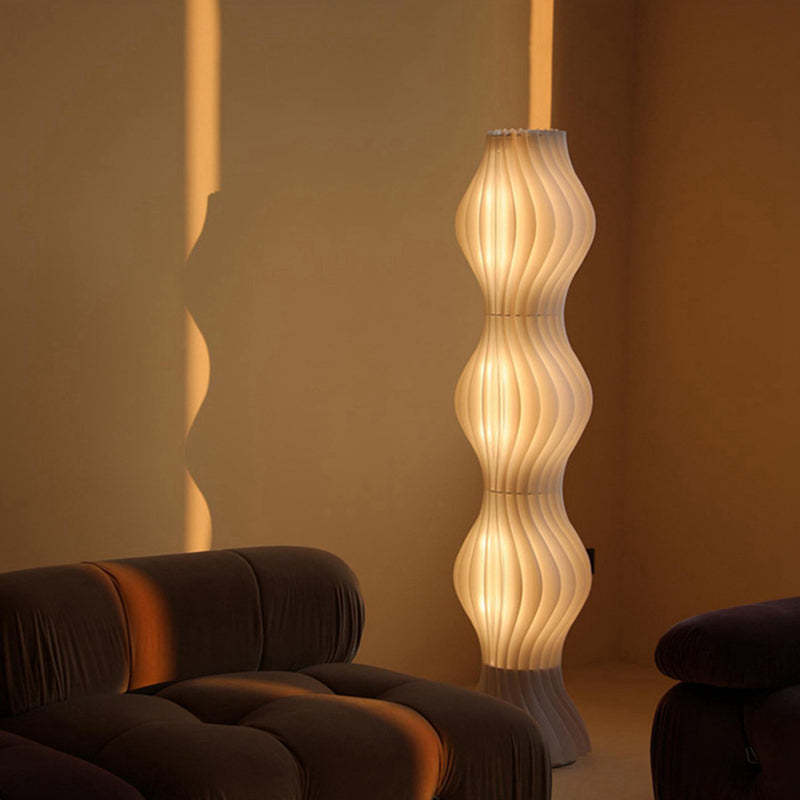 Mira LED Lampadaire Blanc Chambre à coucher Salon  Salle d'étude - image 3 | Maison Opale